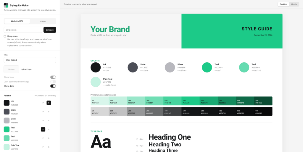 Styleguide Maker